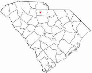 Locator map of Chester