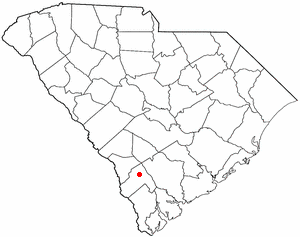 Locator map of Hampton