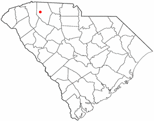 Locator map of Wellford