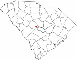 Locator map of Gaston