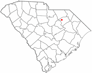 Locator map of Hartsville