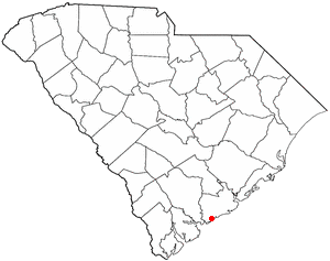Locator map of Seabrook Island