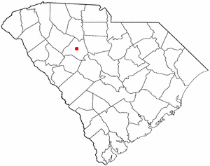 Locator map of Newberry