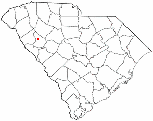 Locator map of Greenwood
