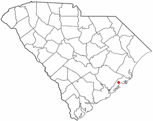 Locator map of Awendaw