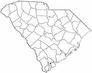 Locator map of Beaufort