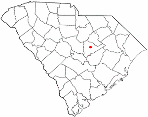 Locator map of Sumter