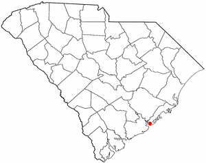 Locator map of Mount Pleasant