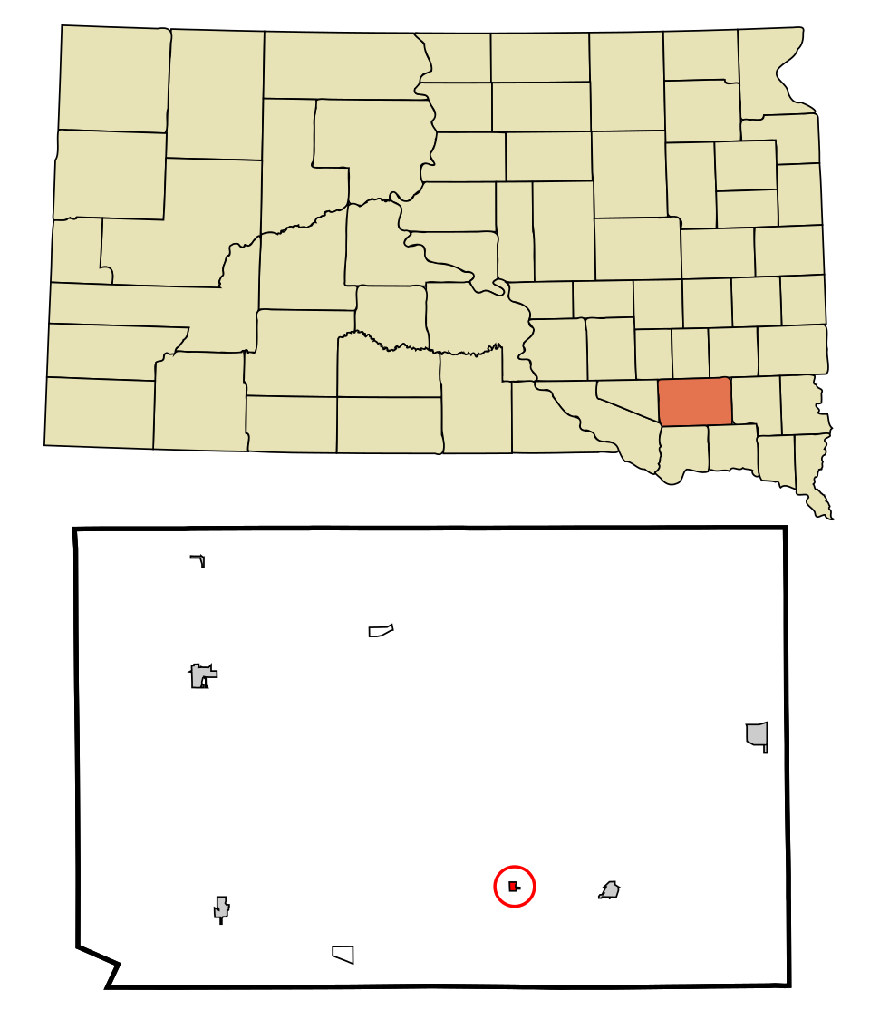 Locator map of Olivet