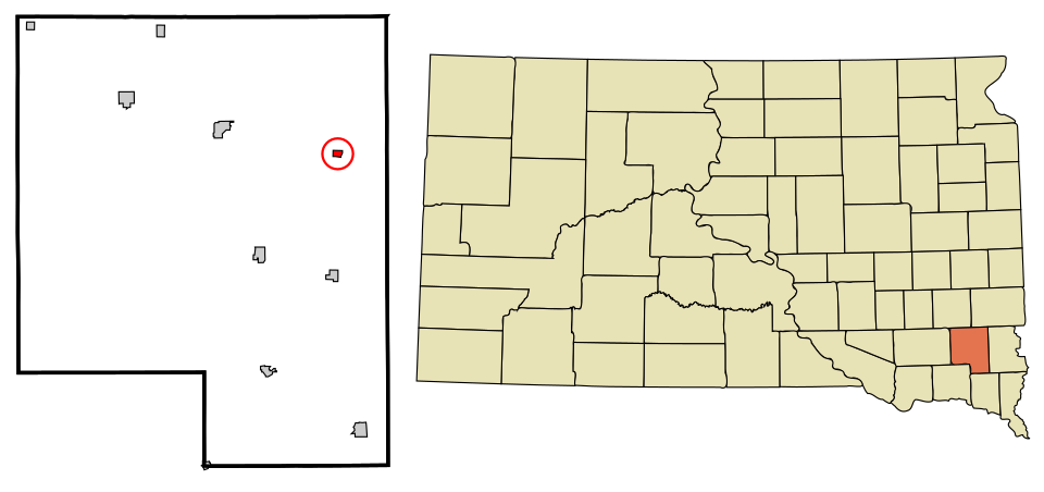 Locator map of Chancellor