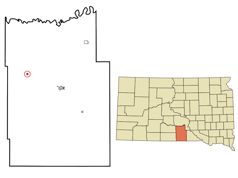 Locator map of New Witten