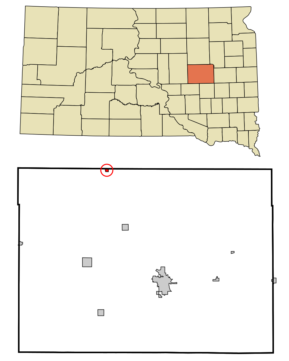 Locator map of Hitchcock
