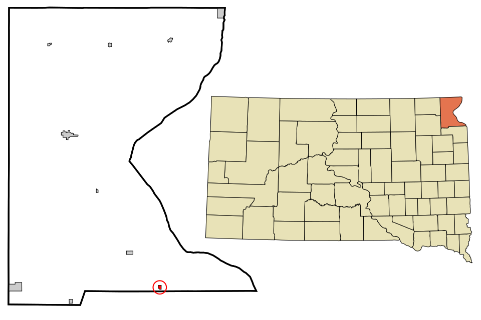 Locator map of Corona