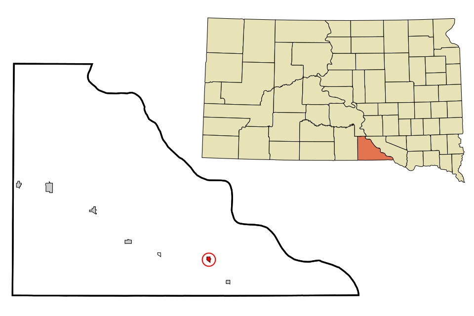 Locator map of Bonesteel