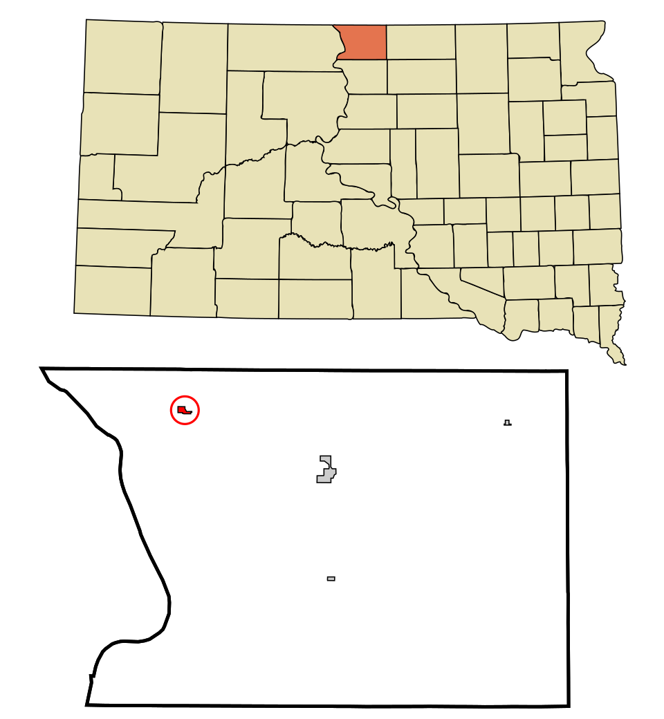 Locator map of Pollock