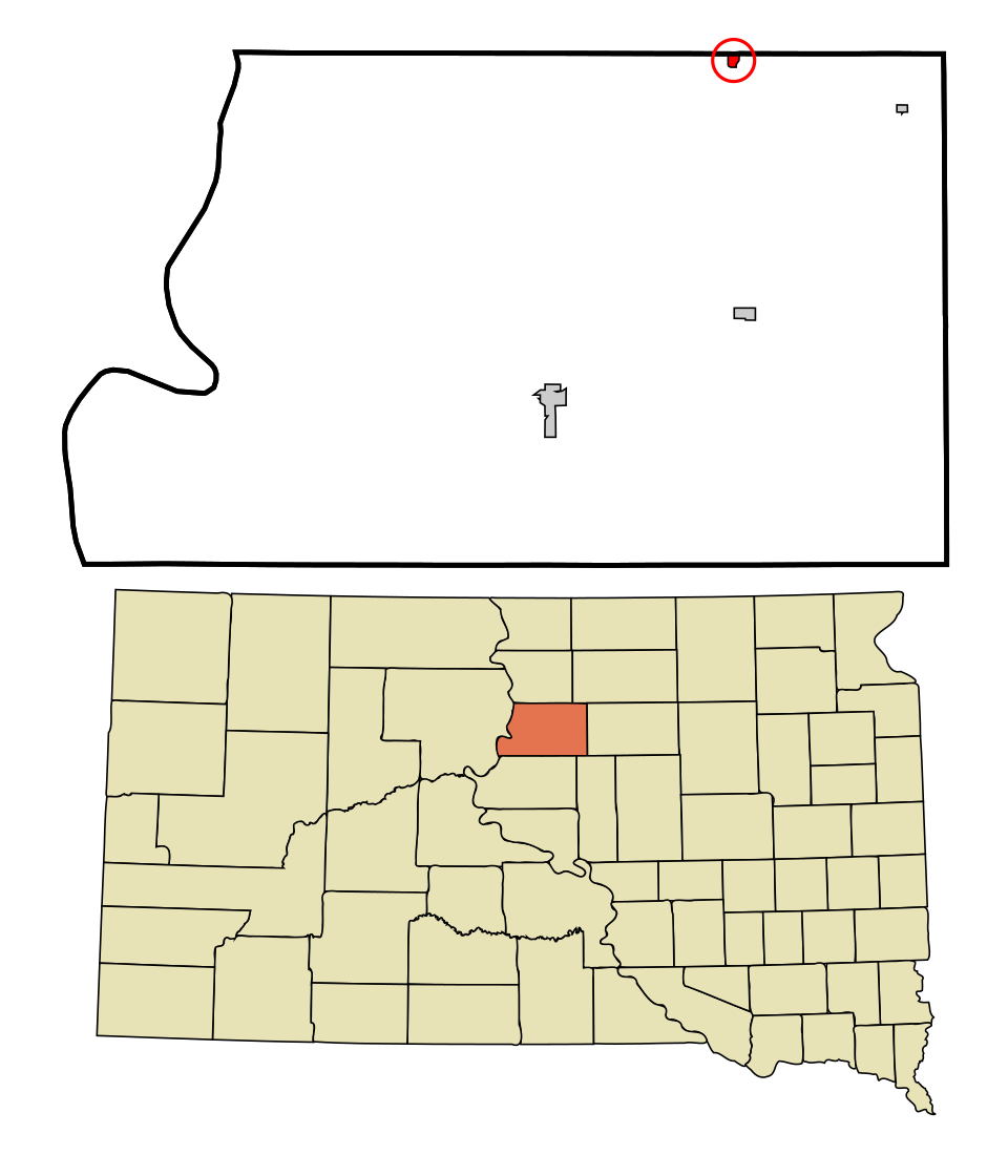Locator map of Hoven