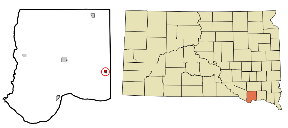 Locator map of Tabor