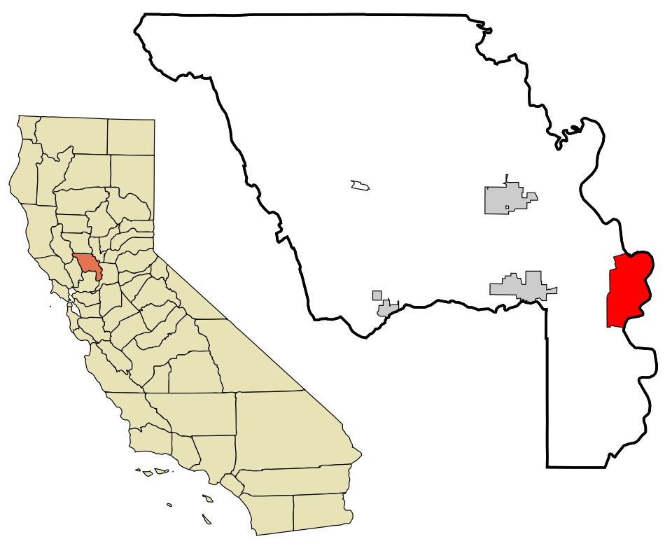 Locator map of West Sacramento