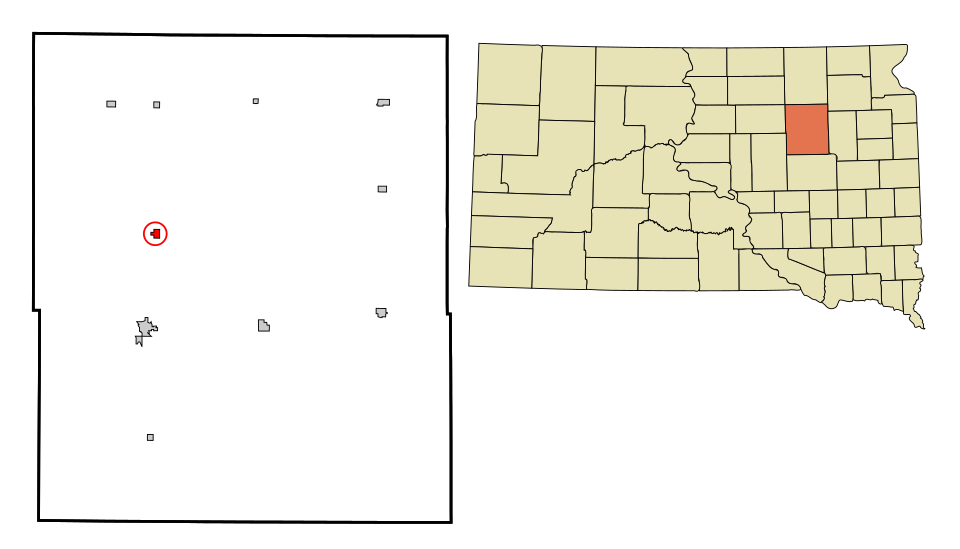 Locator map of Ashton