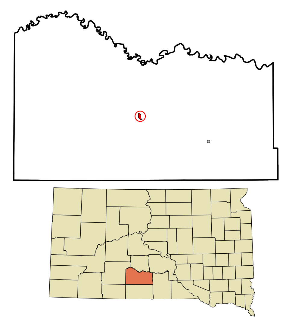 Locator map of White River