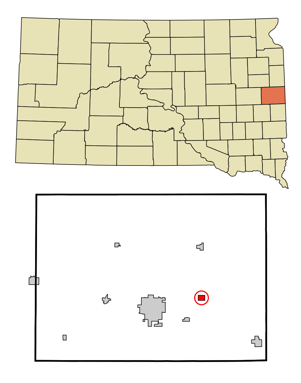 Locator map of Bushnell