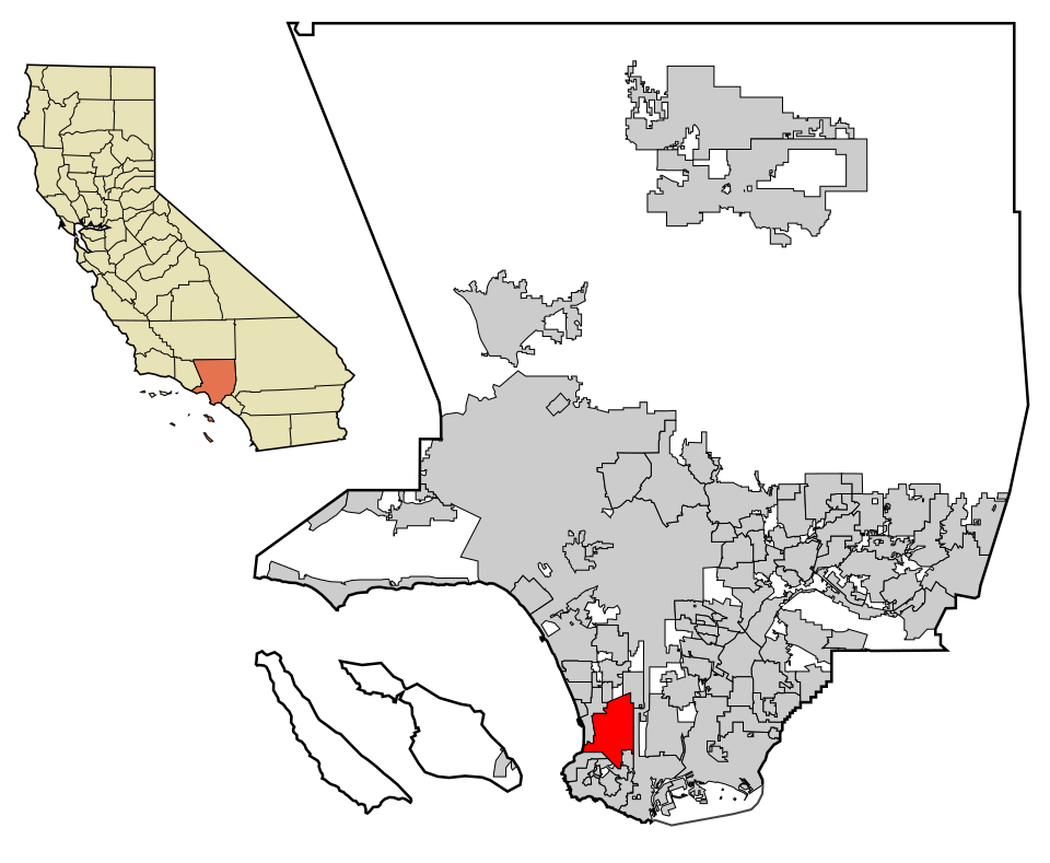 Locator map of Torrance