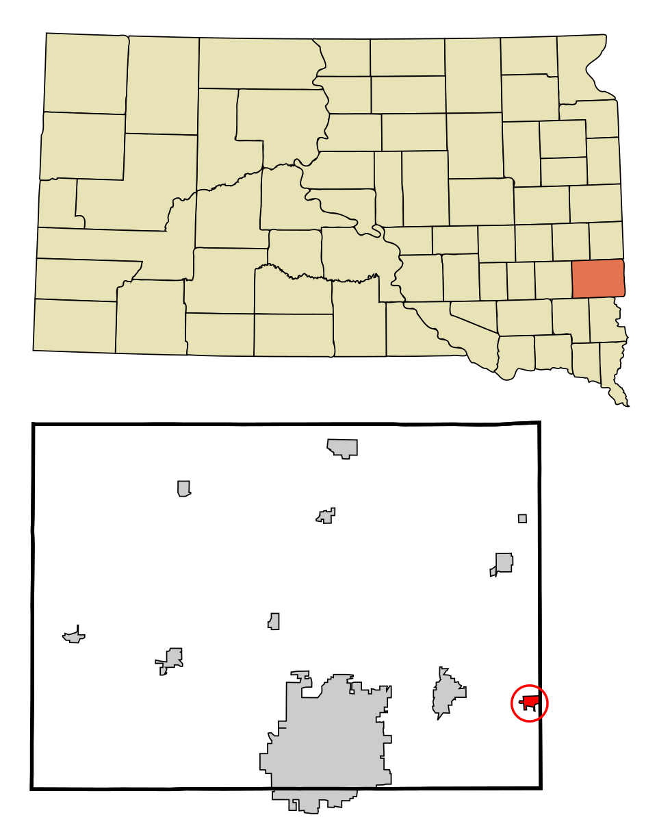 Locator map of Valley Springs