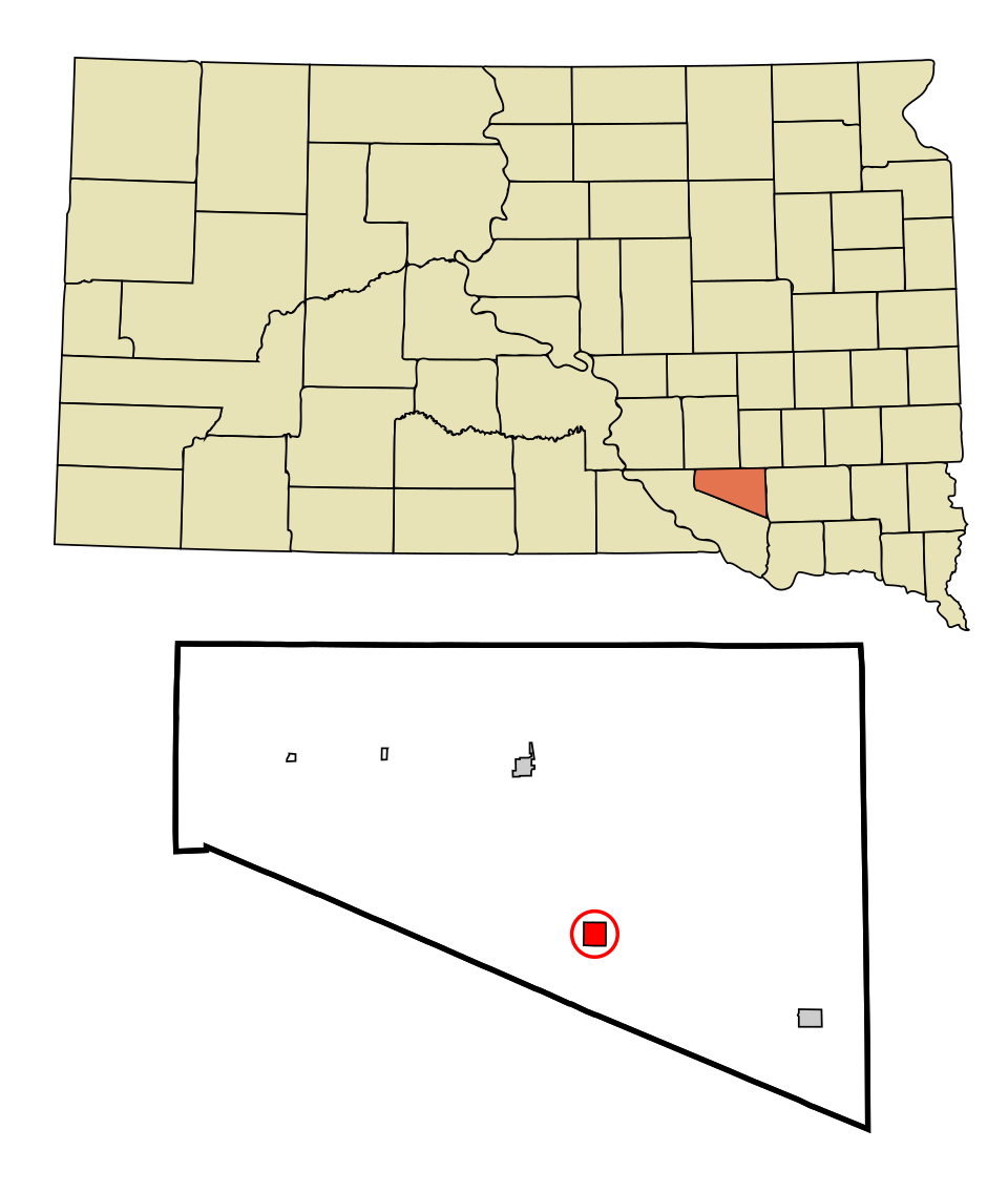 Locator map of Armour