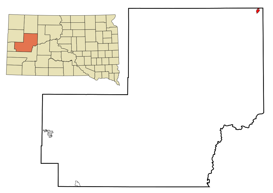 Locator map of Faith