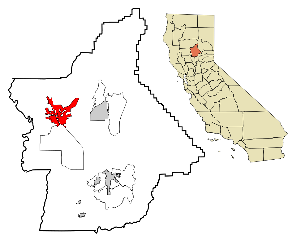 Locator map of Chico