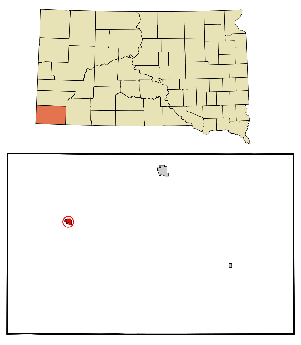 Locator map of Edgemont