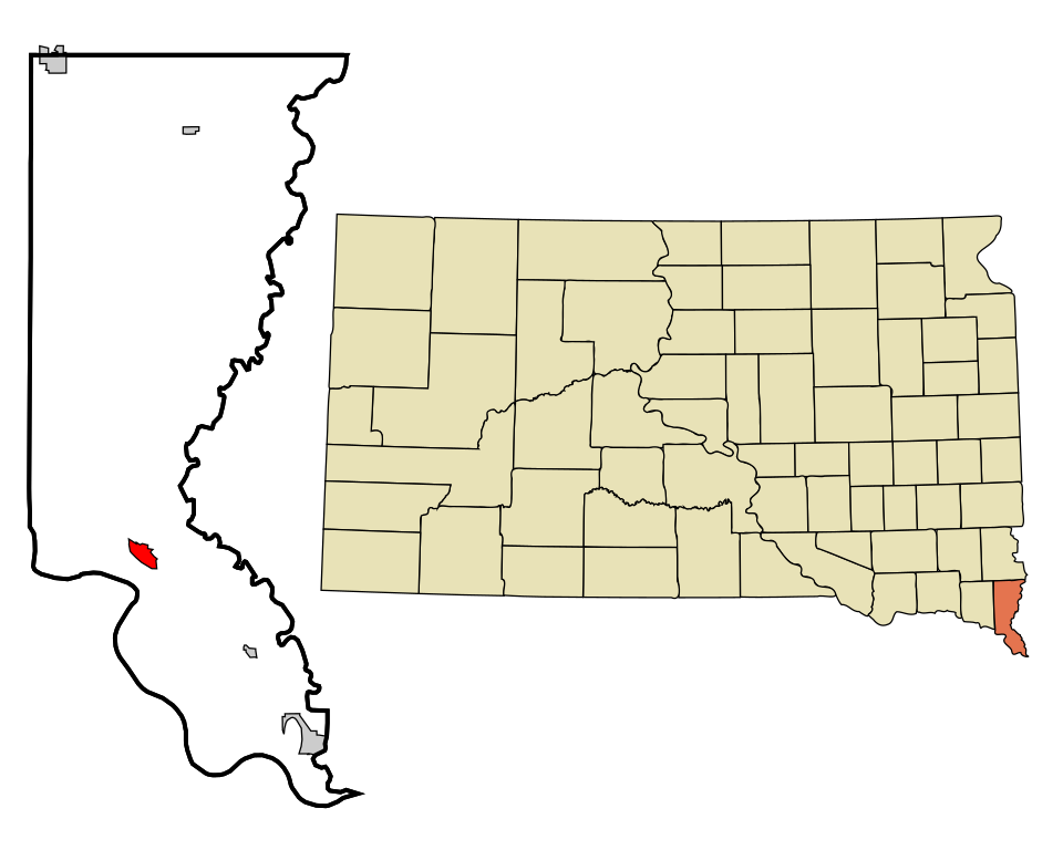 Locator map of Elk Point