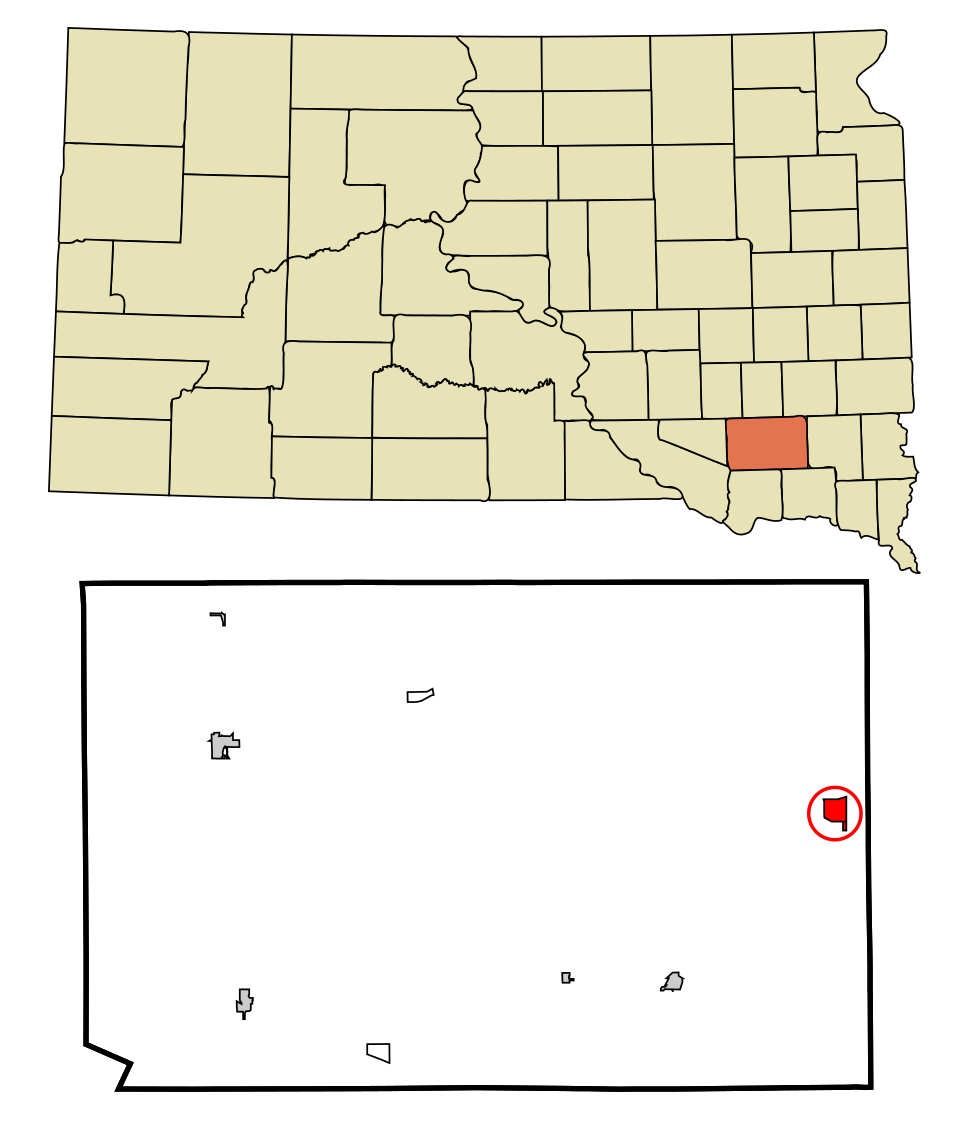 Locator map of Freeman