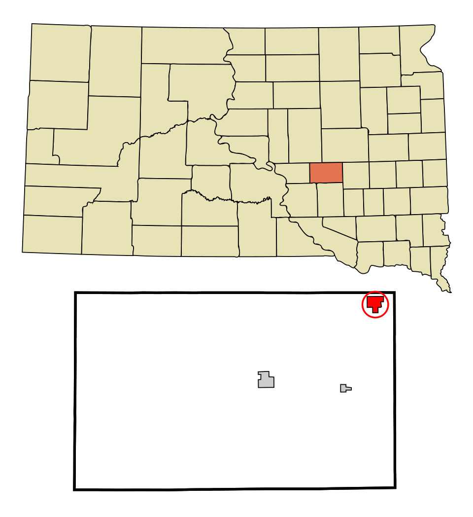Locator map of Alpena