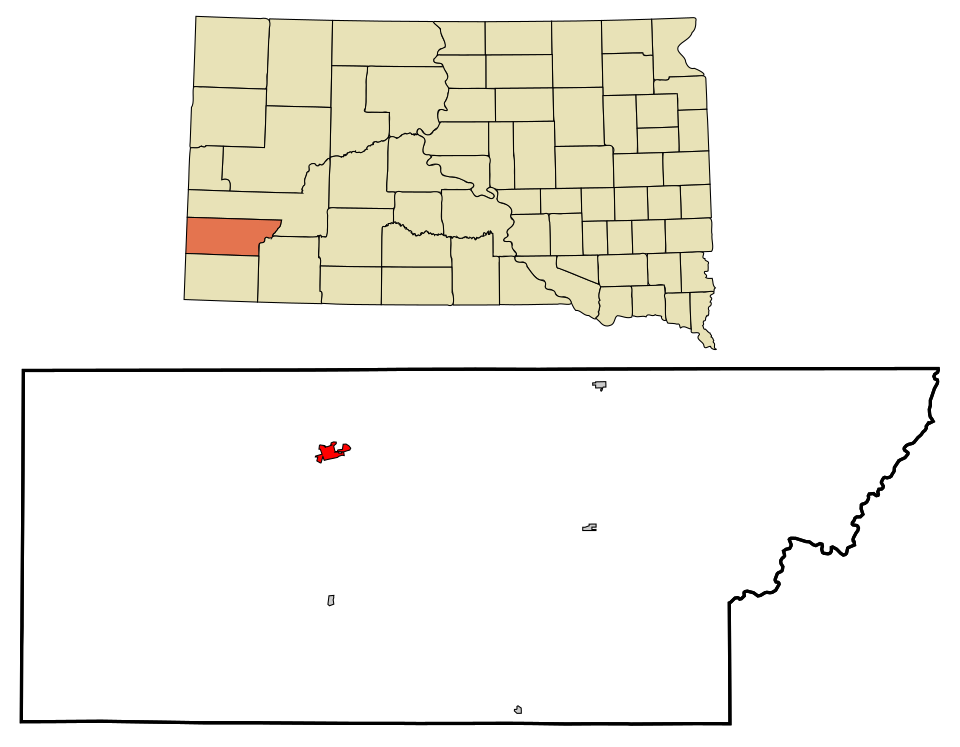 Locator map of Custer