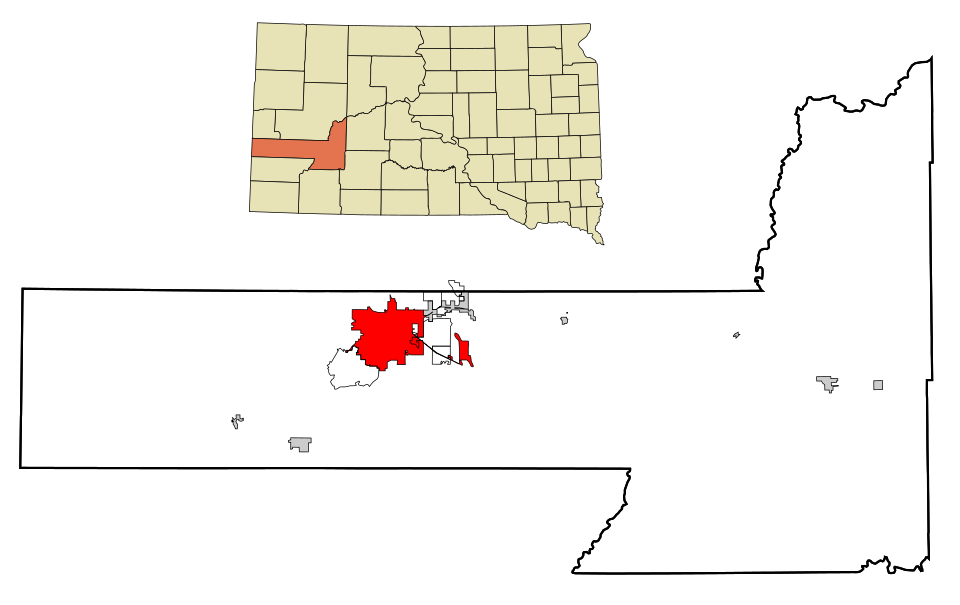 Locator map of Rapid