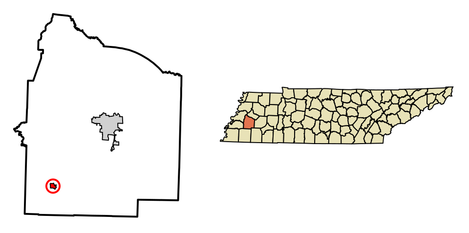 Locator map of Stanton