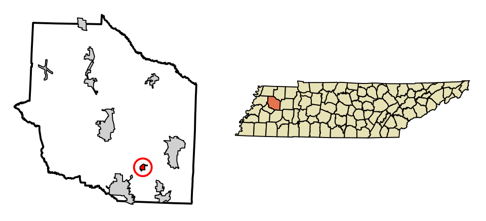 Locator map of Gibson