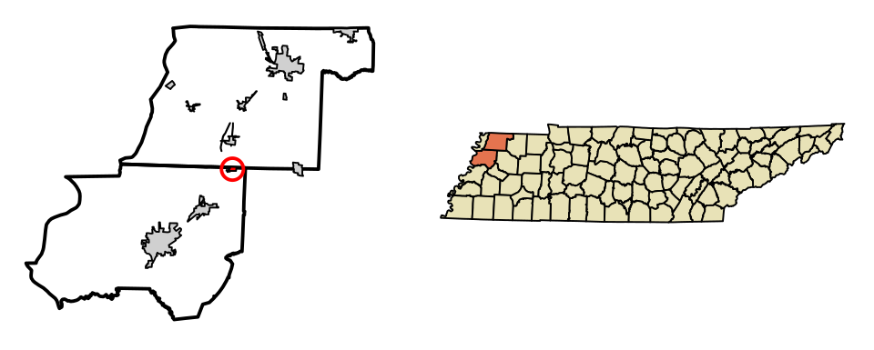 Locator map of Trimble