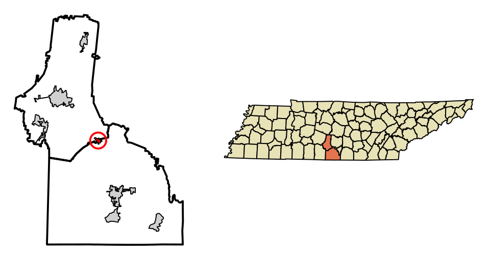 Locator map of Petersburg