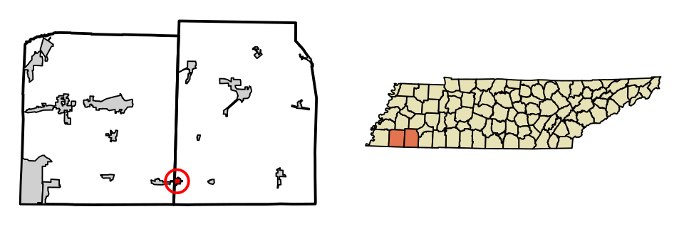 Locator map of Grand Junction