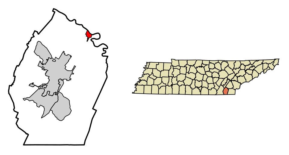 Locator map of Charleston