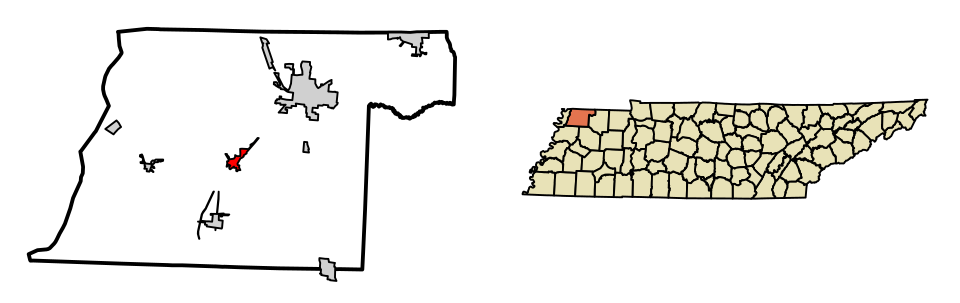 Locator map of Troy