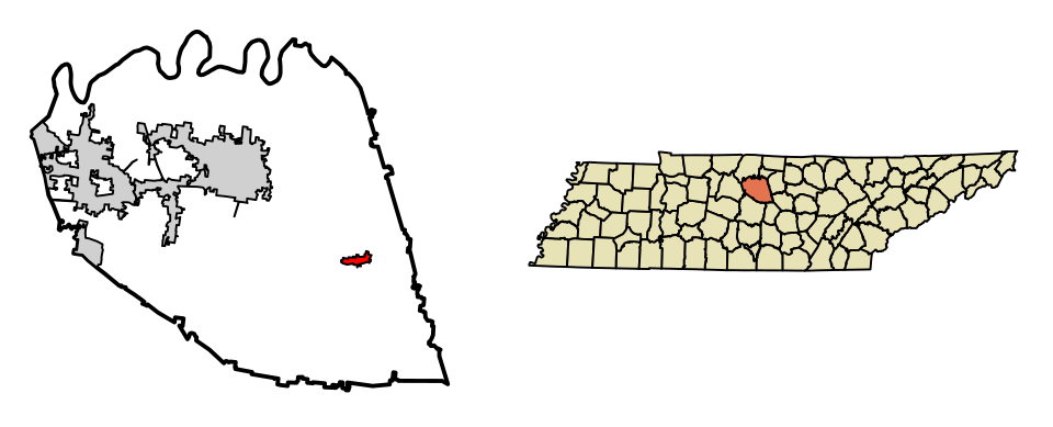 Locator map of Watertown