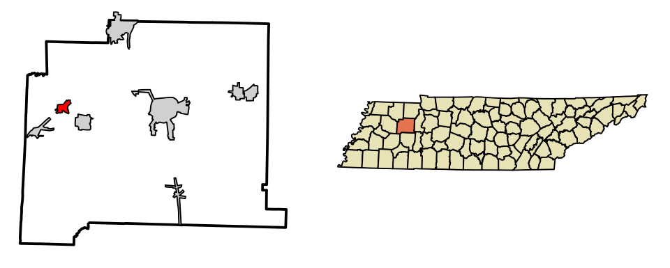 Locator map of Trezevant