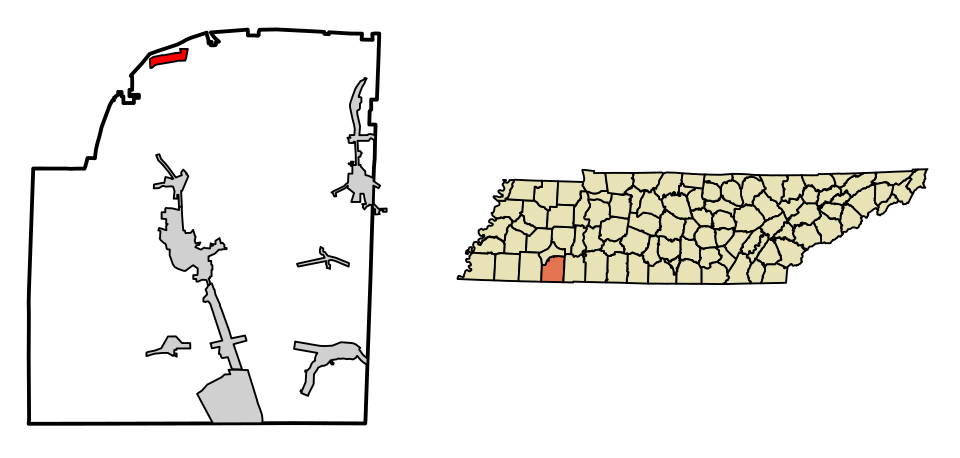 Locator map of Finger