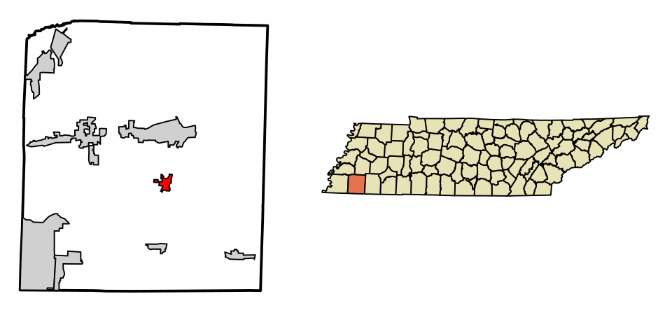 Locator map of Williston