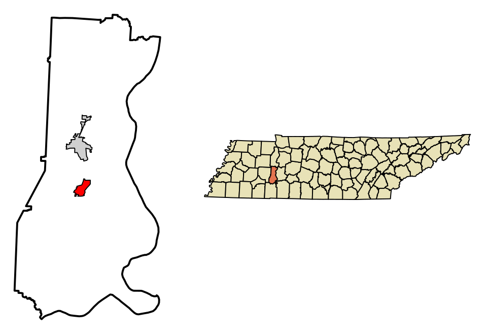 Locator map of Decaturville