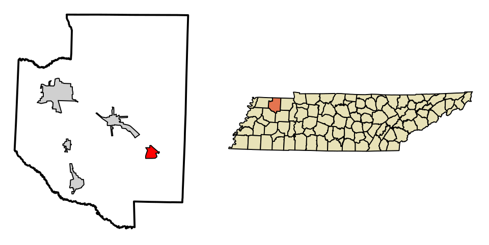 Locator map of Gleason