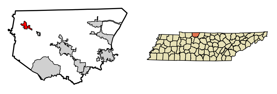 Locator map of Adams